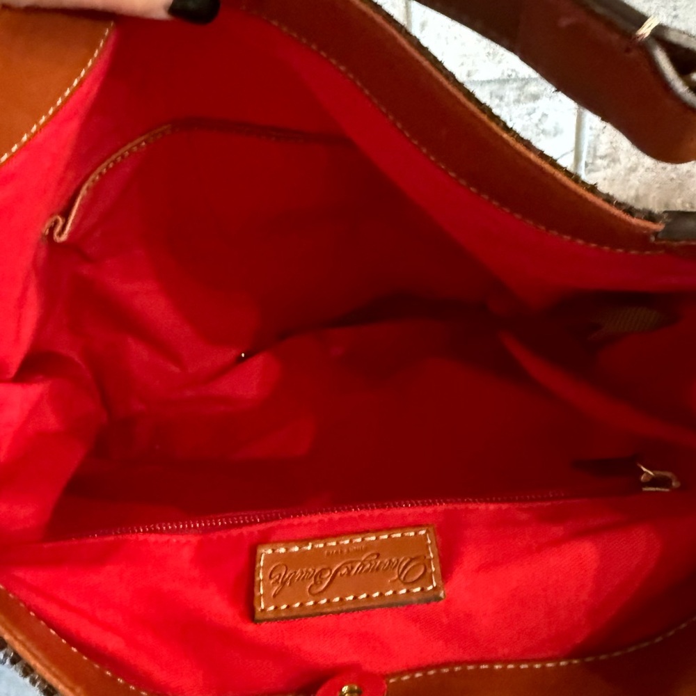 Dooney & Bourke Brown Leather Snake shimmer Women's Bag - Picture 5 of 6